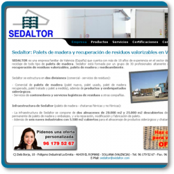 Sedaltor: Palets de madera y recuperación de residuos valorizables en Valencia (España)